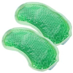 ‎Frcolor FRCOLOR 2gb Gel Eye Mask Care Eye Patch Acu maskas ar aukstām kompresēm Terapeitiskā acu maska Miega maska Acu spilventiņi sievietēm Atvēsinoša aizsietām acīm Super mīksta masāžas želeja PVC