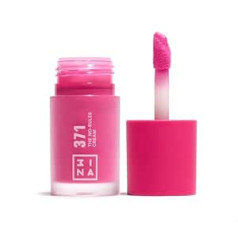 3Ina Makeup - The No-Rules Cream 371 - Pink - Liquid Blush for Eyes Lips Cheeks - Blush with Sweet Almond Oil - Cream Blusher for Natural and Luminous Finish - Vegan - Cruelty Free