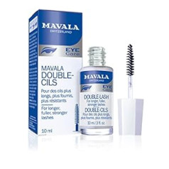 Mavala Double Lash- Strengthens Lashes uzacis, lai iegūtu garāku, blīvāku un spēcīgāku efektu, 10 ml (1 iepakojums)