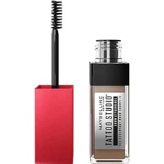 Maybelline New York uzacu želeja, biezāka izskata un formas uzacīm, netīrumiem un ūdensnecaurlaidīga, Tattoo Brow 36H veidošanas želeja, Nr. 250 Blonde, 6 ml