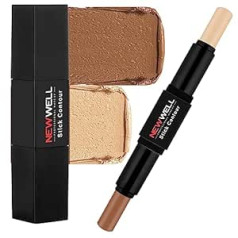 New Well JAUNS WELL marķieris un kontūru zīmulis asākām sejas iezīmēm, ūdensnecaurlaidīgs, nežēlīgs, Contour Stick 01