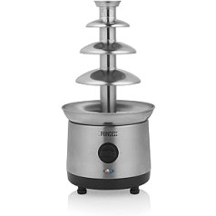 Princess Chocolate Fountain XXL - 4 Levels, Keep Warm Function, 190 Watt, 1.1 Litres, PFOA and BPA Free, 292999, Silver