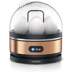 Arendo Sevencook Egg Cooker 400 W - Stainless Steel Design - 1-7 Eggs - Egg Cooker - Rocker Function Switch - 3 Hardness Levels Selectable - Keep Warm Function - Beep - BPA Free - Copper