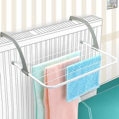 Boquite Valentine's Day Carnival Clothes Airer, Foldable on the Balcony, Clothes Hanger for Indoor and Outdoor Use - Retractable, Portable and Foldable for Storage