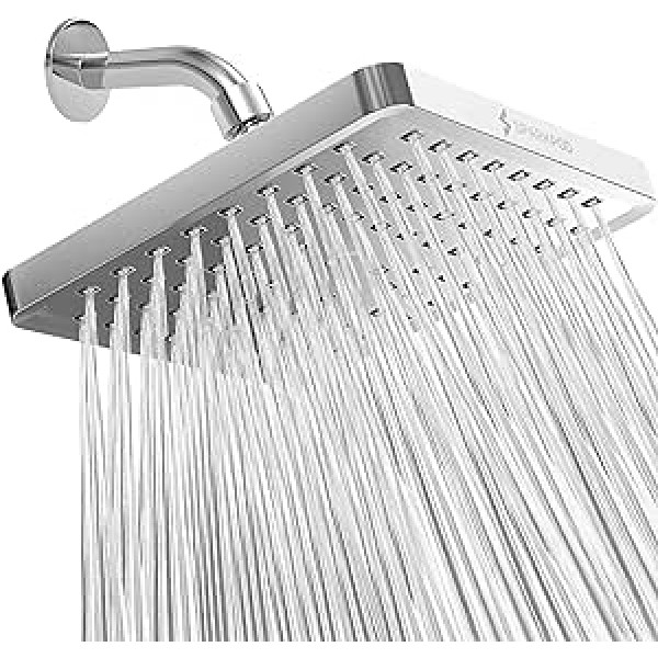 SparkPod Shower Head - High Pressure Rain - 1 Minute Tool-free Installation - The Perfect Adjustable Replacement for Your Bathroom Shower Heads (8
