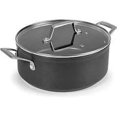 Lacor Anodized Aluminium 20cm Saucepan with Lid