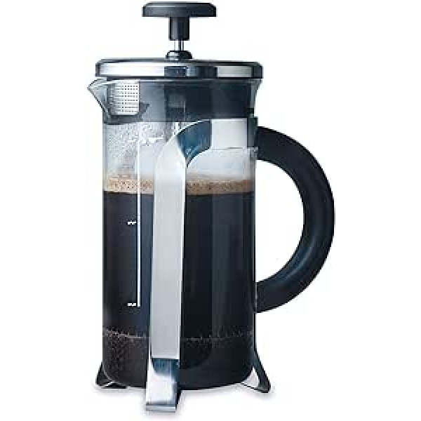 aerolatte French Press mit Micro-Filter aus Edelstahl, Kaffeekanne aus Borosilikat-Glas, 350 ml