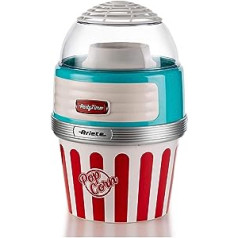 Ariete 2956 Popcorn Maker 1100 W 60 g Corn Popcorn Ready in 2 Minutes Red