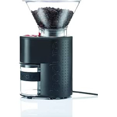 Bodum 10903-01EURO-3 Bistro Coffee Grinder, Stainless Steel, Black