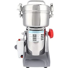 Electric Grain Mill, Stainless Steel Commercial Electric Grain Mill, Powder, Machine Mill, Coffee Grinder for Bean Seeds, Nuts, Spice, Herbs, Pepper, Wheat (I)