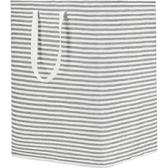 DOKEHOM 120L Freestanding Foldable Storage Laundry Baskets, Cotton (Grey) Disposable