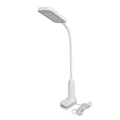 ‎Acouto LED nagu lampa, profesionāla nagu lakas cietināšanas lampa ar skavu, 2-in-1 nagu mākslas galda lampa, USB uzlāde, maigs apgaismojums, pārnēsājams manikīra galda apgaismojums