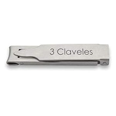 3 Claveles 3 x Stainless Steel Folding Nail Clippers 6cm D 3C 25g