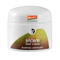 Martina Gebhardt BAOBAB pēdu krēms (50 ml) • Pēdu krēms maigai un elastīgai ādai • Pēdu kopšanas krēms ar šī sviestu • Pēdu balzams sausām un saplaisātām kājām