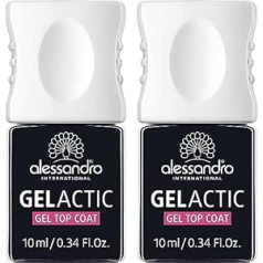 Alessandro Gelactic Gel Top Coat 10ml (Pack of 2)