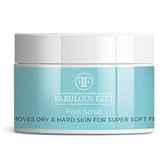 Fabulous Feet SCRUB pēdu pīlings noņem sausu un cietu ādu, atjaunojot īpaši mīkstas PĒJAS