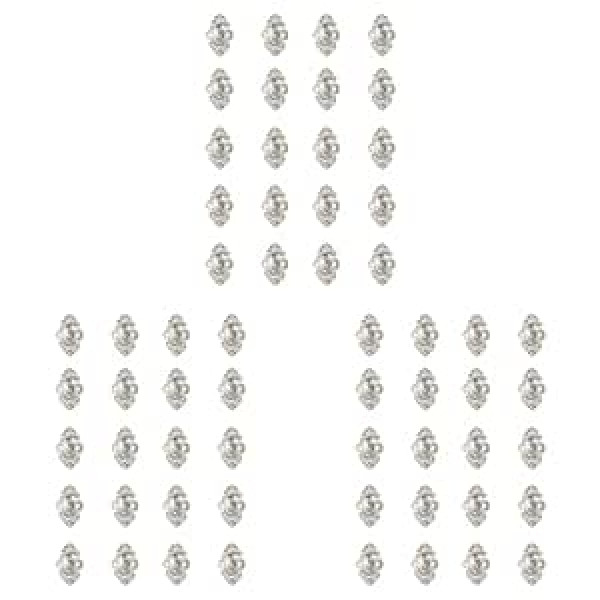 ‎Lamphle Nail Jewelry Wide Application Rostfreie Legierung Shining Butterfly Nail Art Decorations Accessories for Female 13 3 Pcs