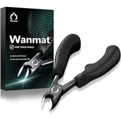 ‎Wanmat Wanmat Toenail Clippers, Podiatrists Toenail Clippers for Thick Nails for Seniors for Men (Black)