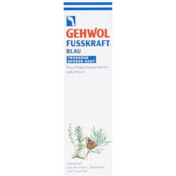 Gehwol Fusskraft ® Blue увлажняющий и естественно свежий крем для ног для сухой, грубой кожи, тюбик 125 мл