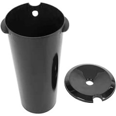 Cikonielf 10L Bath Tub for Bathroom Sink Hairdressing Salon Home 15.5 x 46 x 25 cm Black