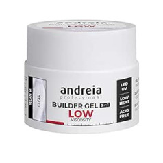 Andreia Professional Profection Builder Gel 3 в 1 - Трехфазное наращивание ногтей - Прозрачный 44 г