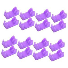 ‎Fomiyes FOMIYES Pack of 16 Holder Organizer nagu urbjmašīnas Nail Tech piederumi Slīpmašīnas roktura turētājs Urbja pildspalvas statīvs pulēšanas roktura turētāja rāmis plastmasas ABS manikīrs