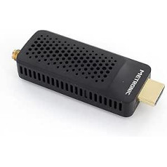 Metronic 441625 uztvērējs DVB-T DVB-T, atbalsta DVB-T2 Dongle Stick Compact, HEVC, EPG, Full HD 1080p, HDMI, USB 2.0, SOS pogu, vairāku atkārtotāju uztveršanu