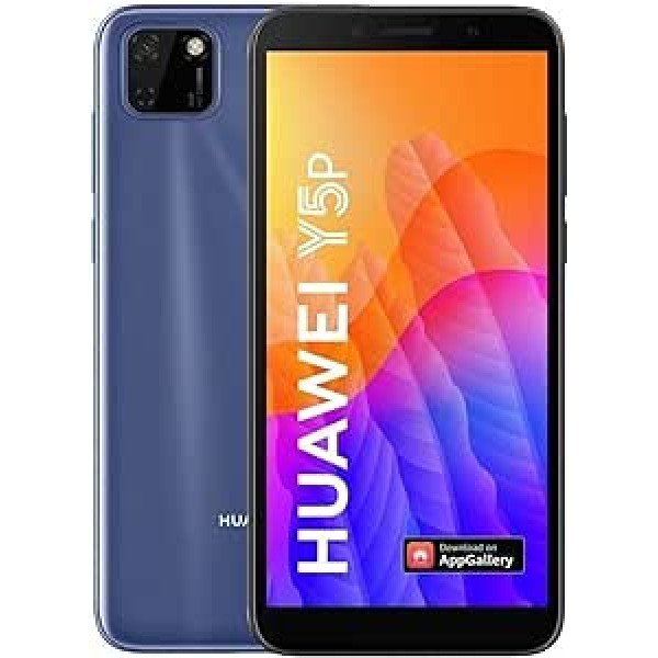 Huawei Y5P viedtālrunis 32 GB, 2 GB RAM, divas SIM kartes, Phantom Blue