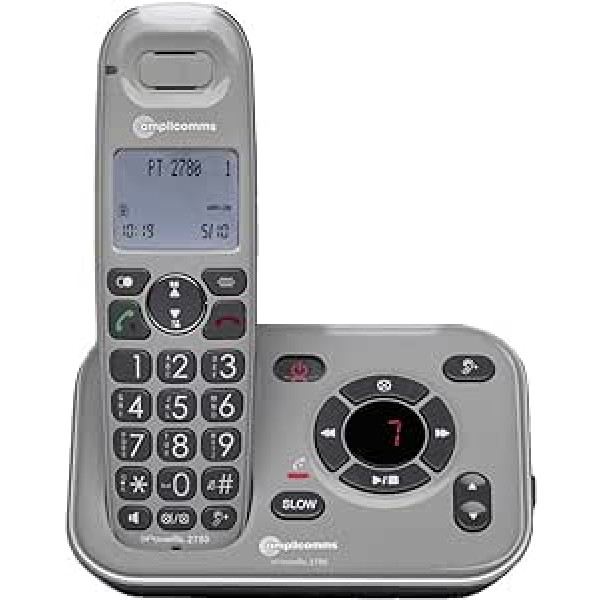 Amplicomms PowerTel 2780 DECT Mobilteil Grau