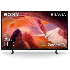 Sony BRAVIA KD-85X80L LED 4K HDR Google TV ECO Pack BRAVIA CORE skalojamās virsmas dizains