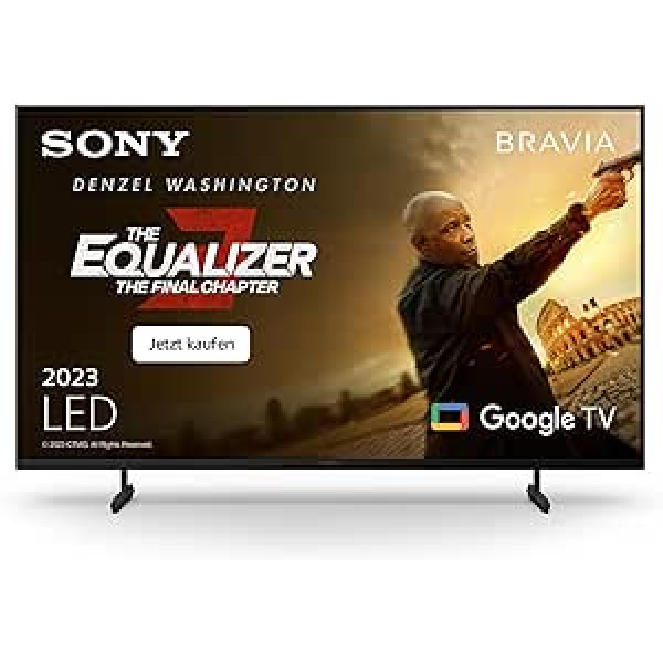 Sony BRAVIA, KD-43X80L, 43 collu televizors, LED, 4K HDR, Google TV, viedais televizors, darbojas ar Alexa, BRAVIA CORE, TRILUMINOS PRO, HDMI 2.1, spēļu izvēlne ar ALLM