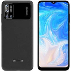 DOOGEE N40 PRO Android 11 viedtālrunis bez līguma, astoņkodolu Helio P60 6 GB + 128 GB, 6,52 collu HD+ mobilais tālrunis, 6380 mAh akumulators, 20 MP četru atpakaļskata kamera, 16 MP priekšējā kamera, pirkstu nospiedumu dubultā SIM karte