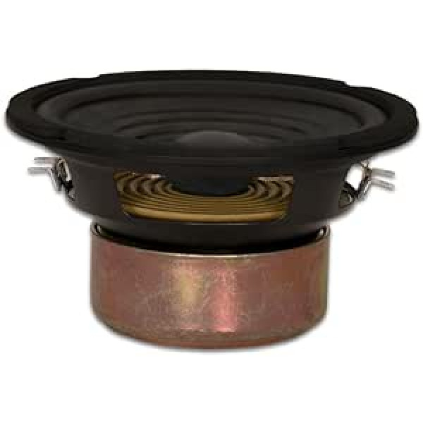 Goldwood Sound Dual Voice Coil 16,5 cm rezerves skaļrunis zemfrekvences skaļrunis, melns (GW-406D)