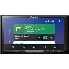 Pioneer AVH-Z9200DAB 2 DIN multivides atskaņotājs, 7 collu ClearType skārienekrāns, viedtālruņa savienojums, USB, Apple CarPlay, Android automašīna, DAB/DAB+ digitālais radio, Bluetooth, 13 joslu grafikas ekvalaizers