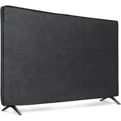 kwmobile 75 collu televizora maciņš — televizora ekrāna aizsargvāciņš — televizora ekrāna putekļu vāciņš — melns