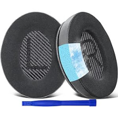 SoloWIT® Cooling Gel rezerves ausu spilventiņi Bose QuietComfort 35 (QC35) un Quiet Comfort 35 II (QC35 II) austiņām