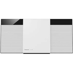 Panasonic SC-HC300 Home Audio Micro System 20W Schwarz, Weiß - Home-Stereoanlagen (Heim-Audio-Mikrosystem, Schwarz, Weiß, 1 Disks, 20 W, 1-Weg, FM)