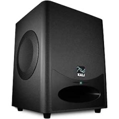 Kali Audio WS-6.2 aktīvā studijas zemfrekvences skaļrunis (dubults 6,5 collu gara viļņa skaļrunis, izcils vietu taupošs dizains, skaņas spiediens līdz 120 dB, iespaidīga frekvences reakcija 27 Hz) - melns