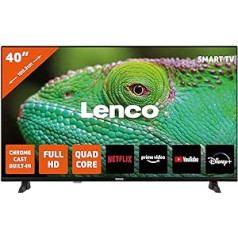 Lenco LED-4044BK 40 collu Android Smart TV Full HD melns