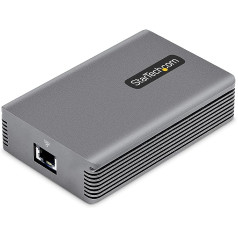 StarTech.com Thunderbolt 3 10GbE Thunderbolt 3 to Multi-Gigabit LAN/Ethernet Adapter, 10GBASE-T/5-2.5GBASE-T NIC, Thunderbolt 3/4 LAN Adapter, TB3/4 Cable, Win/Mac (TB310G2)