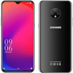4G Smartphone without Contract Cheap Android 10 (2020), DOOGEE X95 Dual SIM Mobile Phone, 6.52 Inch Water Drop Full Screen, 4350 mAh Battery, 2GB + 16GB, 13MP + 2MP + 2MP + 5MP, GPS WiFi, Face