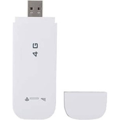 4G LTE USB Wireless Network Adapter, Pocket WiFi Router Mobile Hotspot Modem Stick with SIM/TF Card Slot, Plug and Play