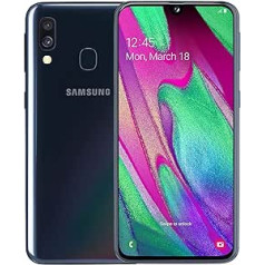 Samsung Galaxy A40 64GB — melns (Dual SIM) (atjaunots), o2