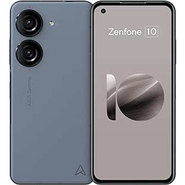 Asus Zenfone 10 viedtālrunis (5,9 collu AMOLED displejs, 50 MP dubultā kamera, 4300 mAh akumulators, Android 13.0, Snapdragon 8 Gen 2, IP68, 8 GB RAM, 256 GB atmiņa) Zvaigžņzila