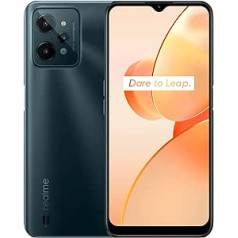 realme C31 4g viedtālrunis, spēcīgs Unisoc T612 procesors, 13 MP AI trīskāršā kamera, spēcīgs 5000 mAh akumulators, 16,5 cm (6,5 collas) pilnekrāna izmērs, 3+32 tumši zaļš EU