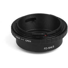 FD-M4/3 objektīva adapteris, kas saderīgs ar Canon FD objektīvu uz Micro 4/3 MFT četru trešdaļu adapteri