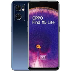 OPPO Find X5 Lite viedtālrunis 256 GB, 8 GB RAM, divas SIM kartes, melns