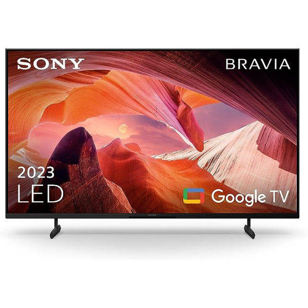 Sony BRAVIA KD-65X80L LED 4K HDR Google TV ECO Pack BRAVIA CORE plūstošās virsmas dizains