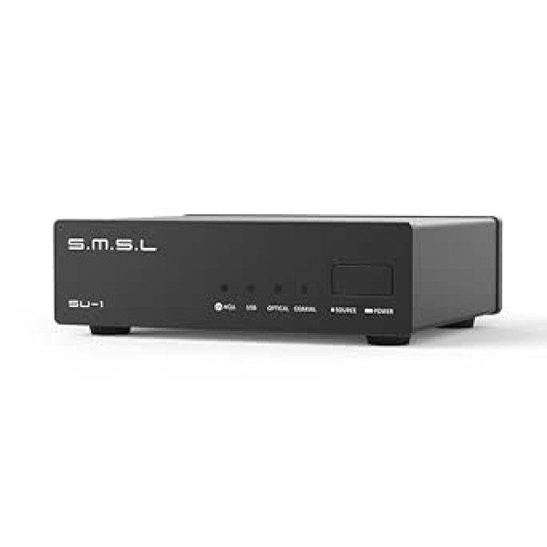 SMSL SU-1 MQA MQA-CD audio dekoderis AK4493S XU316 768kHz/32Bit DSD512 Hi-Res DAC, melns