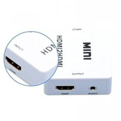 hdmihome 1080p HDMI Audio Extractor Splitter HDMI 1.4 Digital to Analog 3.5mm Out Audio Adapter